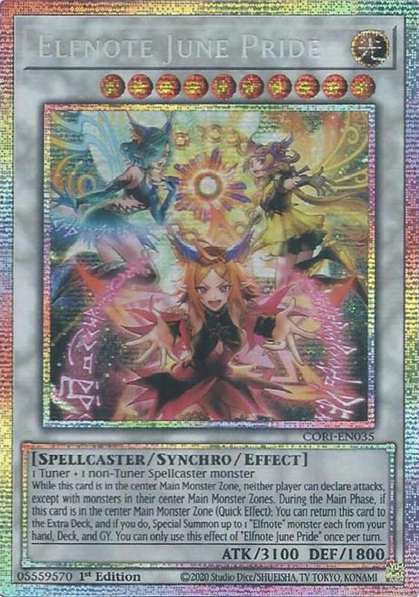 Elfnote June Pride - CORI-EN035 - Starlight Rare - 1st Edition