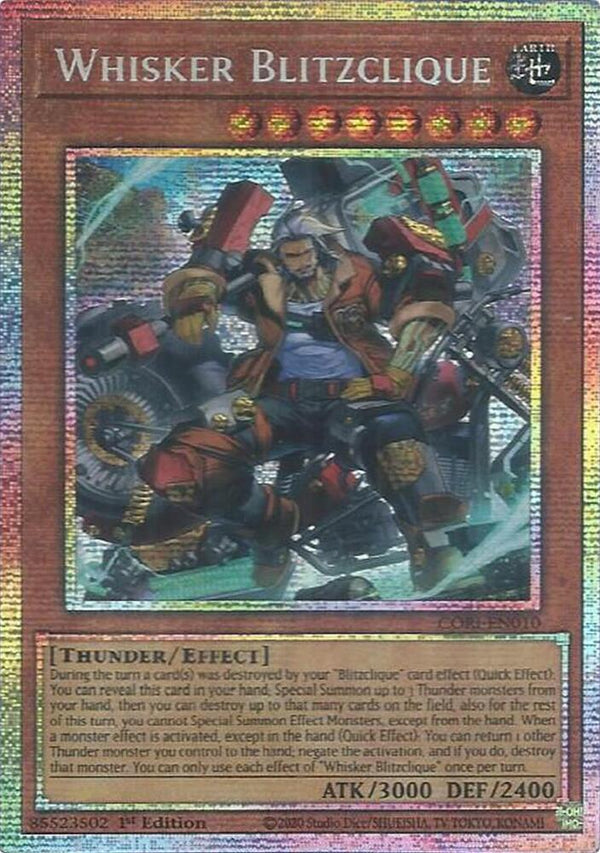 Whisker Blitzclique - CORI-EN010 - Starlight Rare - 1st Edition