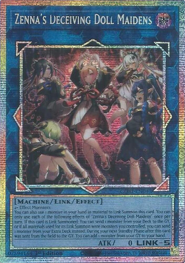 Zenna's Deceiving Doll Maidens - CORI-EN043 - Starlight Rare - 1st Edition