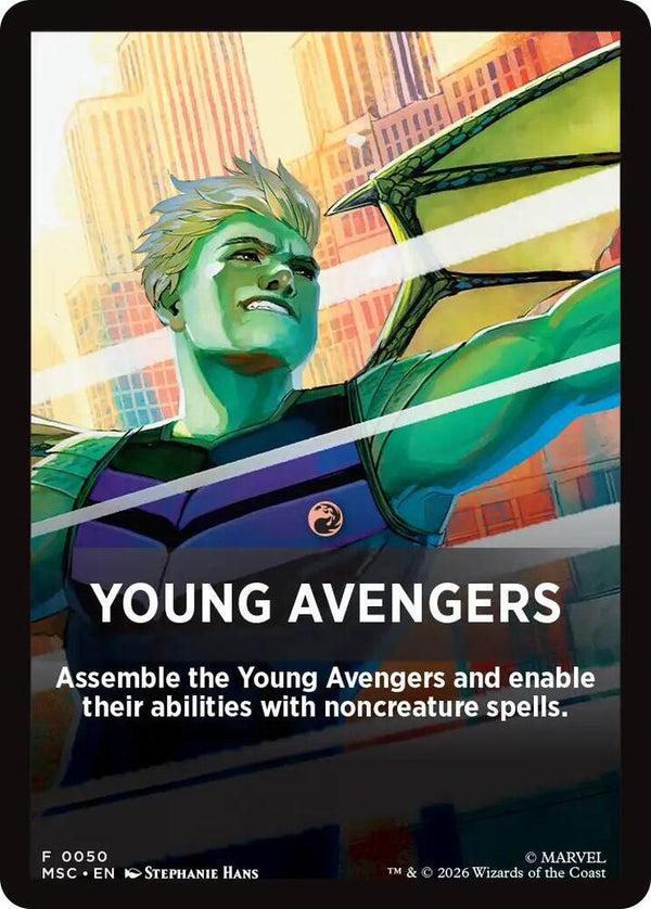 Young Avengers Theme Card Token (JMSC)
