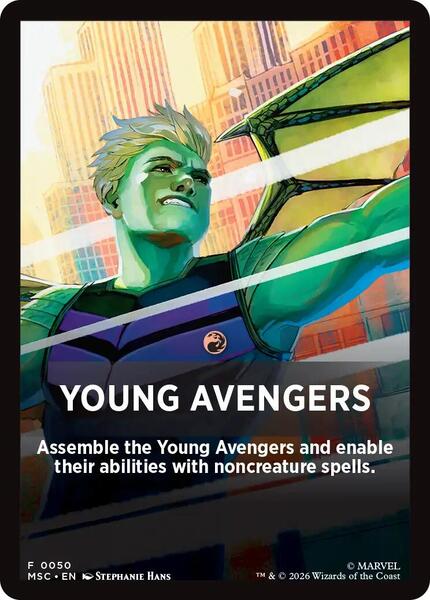 Young Avengers Theme Card Token (JMSC)