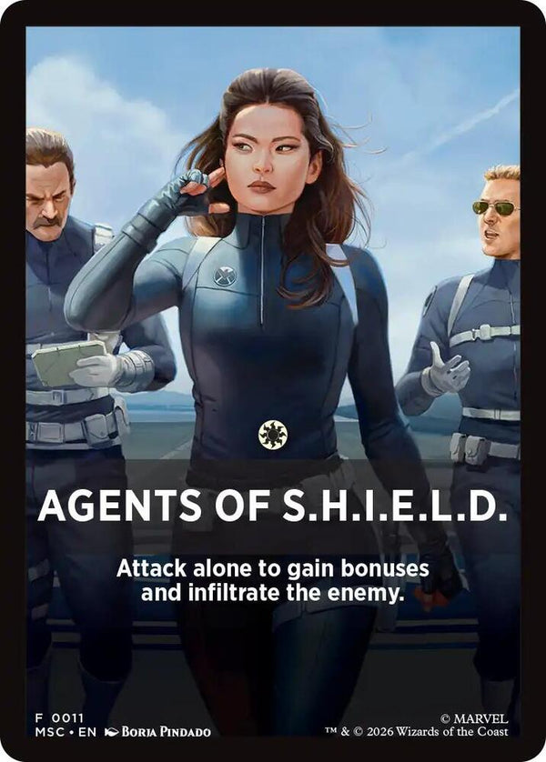 Agents of S.H.I.E.L.D. Theme Card Token (JMSC)