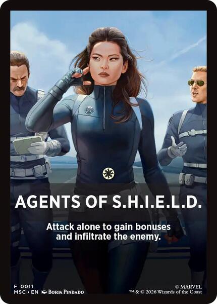 Agents of S.H.I.E.L.D. Theme Card Token (JMSC)