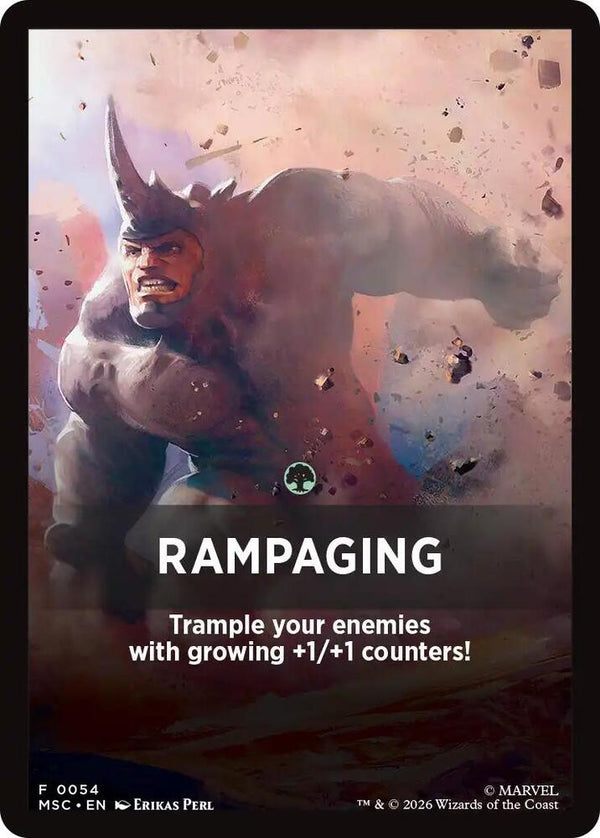Rampaging Theme Card Token (JMSC)