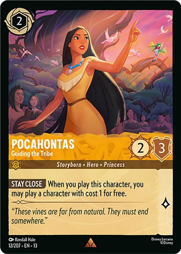 Pocahontas (Guiding the Tribe) - 12/207 - Rare