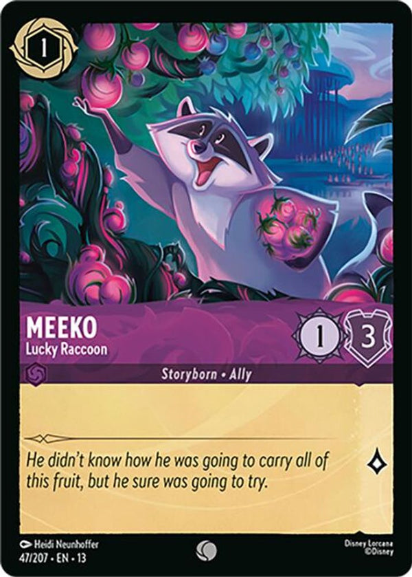 Meeko (Lucky Raccoon) - 47/207 - Common