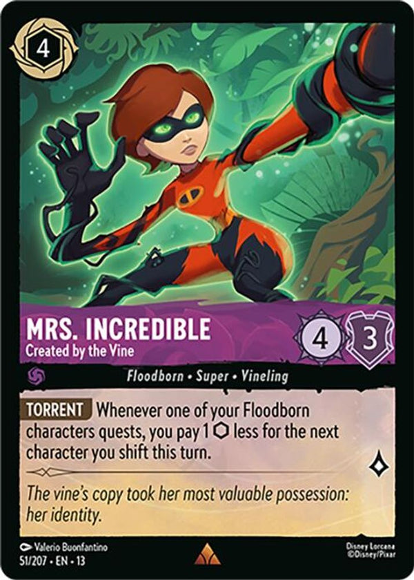 Mrs. Incredible (Created by the Vine) - 51/207 - Rare