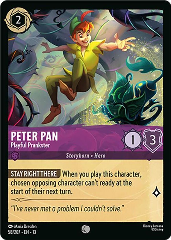 Peter Pan (Playful Prankster) - 58/207 - Common
