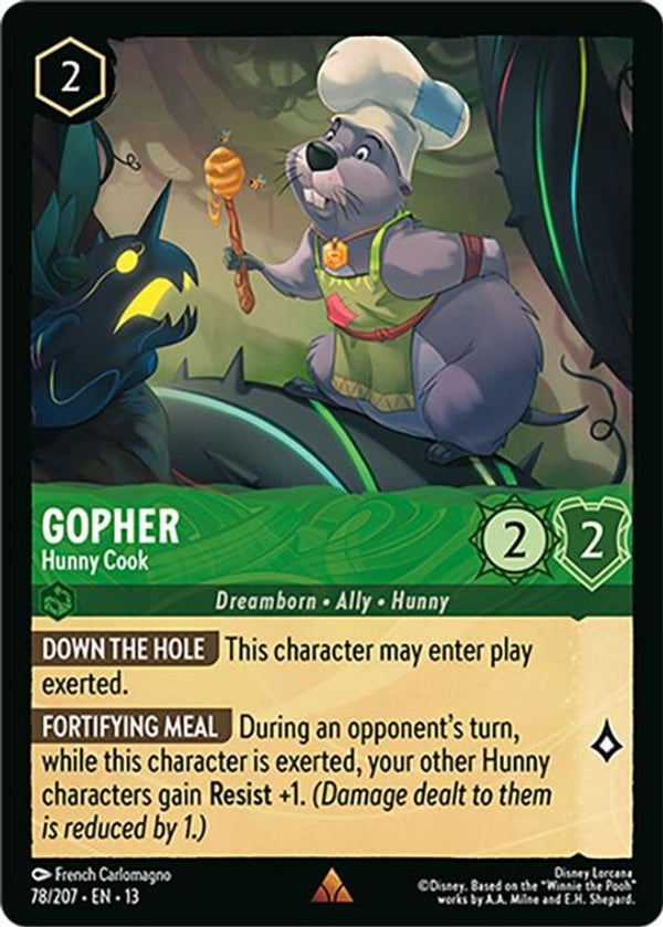 Gopher (Hunny Cook) - 78/207 - Rare