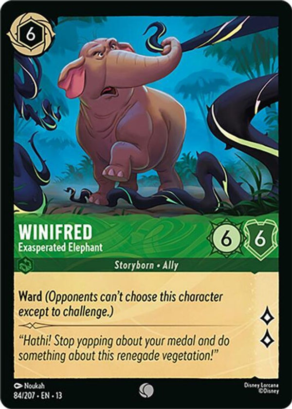 Winifred (Exasperated Elephant) - 84/207 - Common