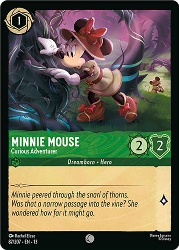 Minnie Mouse (Curious Adventurer) - 87/207 - Common