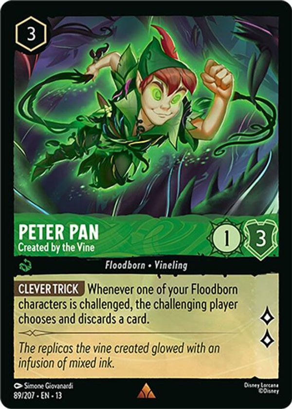Peter Pan (Created by the Vine) - 89/207 - Rare