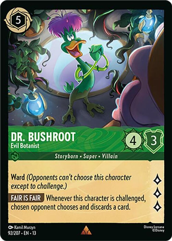 Dr. Bushroot (Evil Botanist) - 92/207 - Rare