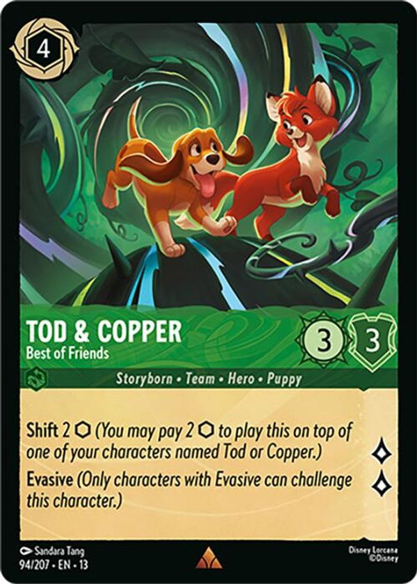 Tod & Copper (Best of Friends) - 94/207 - Rare
