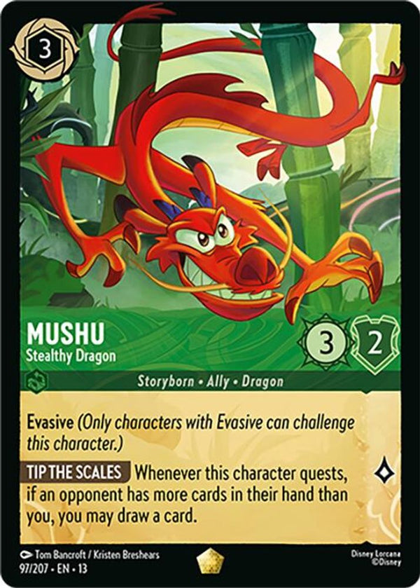 Mushu (Stealthy Dragon) - 97/207 - Legendary