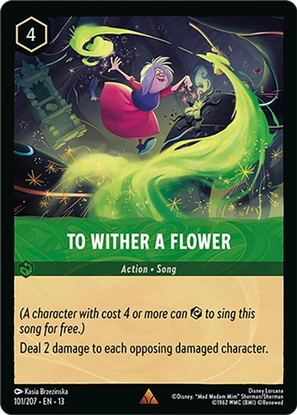 To Wither a Flower - 101/207 - Rare