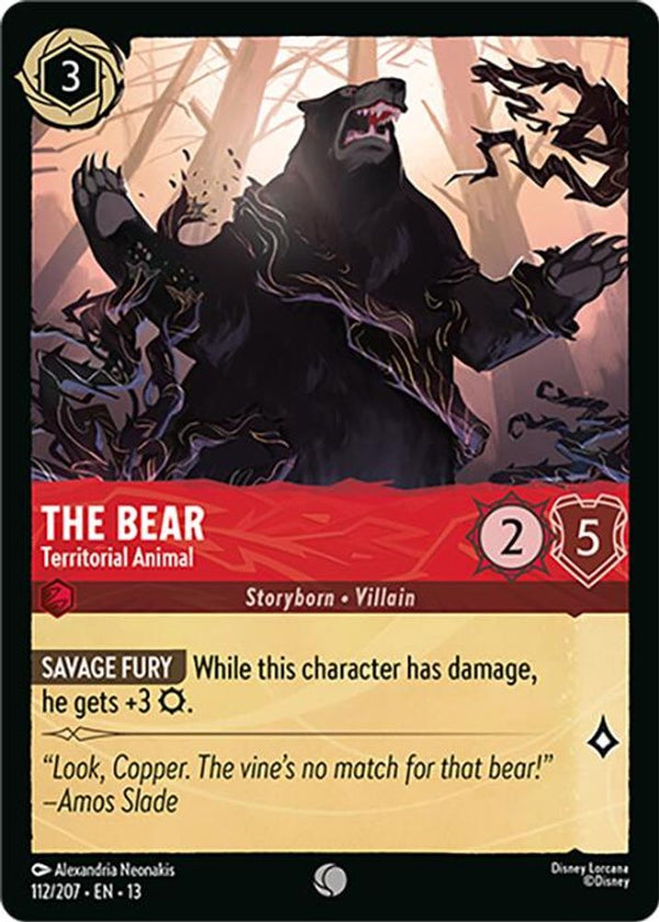 The Bear (Territorial Animal) - 112/207 - Common
