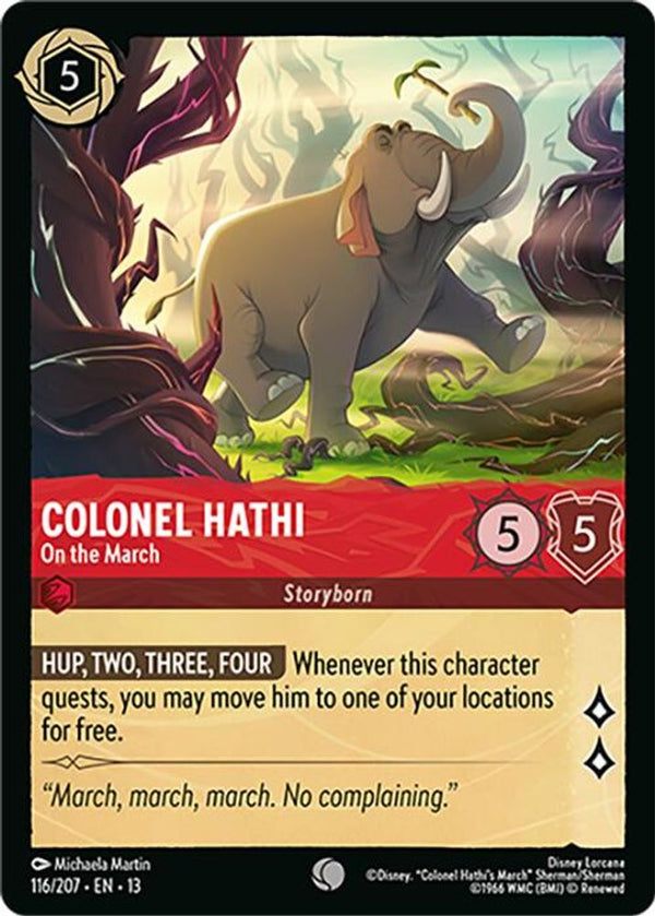 Colonel Hathi (On the March) - 116/207 - Common