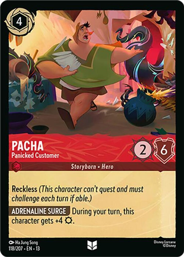 Pacha (Panicked Customer) - 118/207 - Uncommon