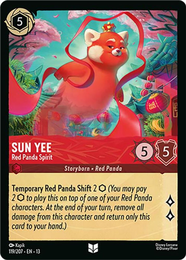 Sun Yee (Red Panda Spirit) - 119/207 - Uncommon