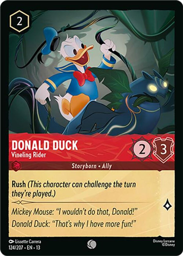 Donald Duck (Vineling Rider) - 124/207 - Common