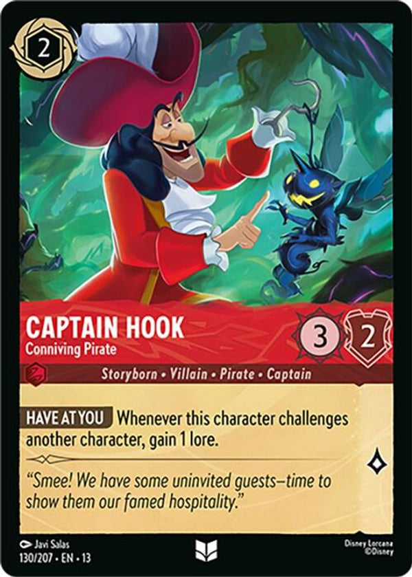 Captain Hook (Conniving Pirate) - 130/207 - Uncommon