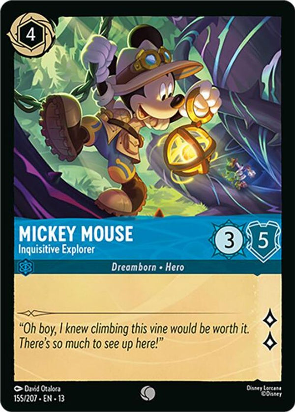 Mickey Mouse (Inquisitive Explorer) - 155/207 - Common