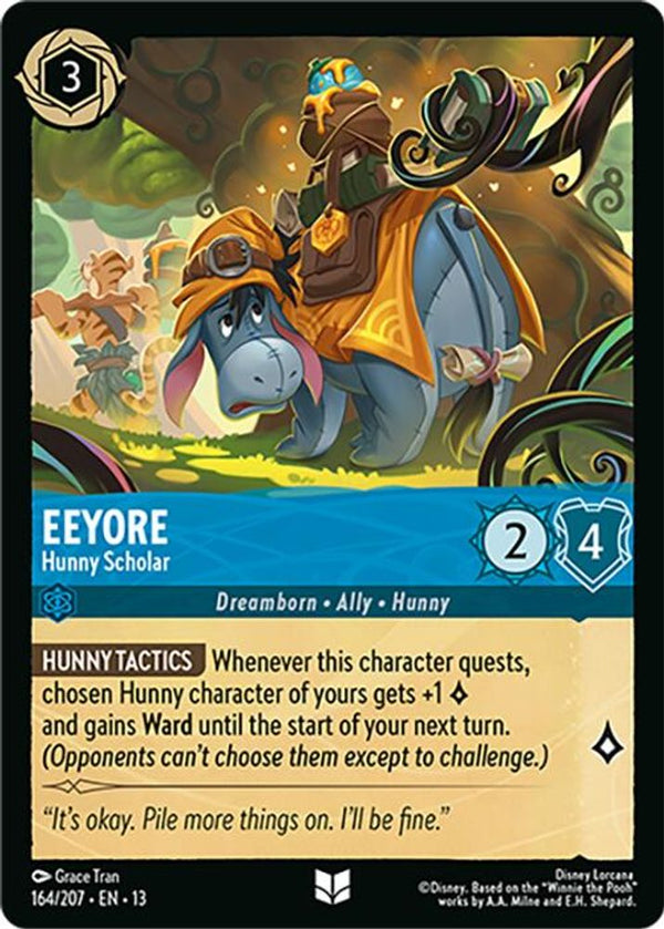 Eeyore (Hunny Scholar) - 164/207 - Uncommon