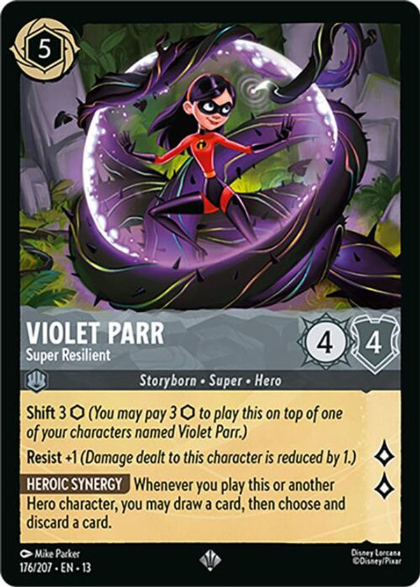 Violet Parr (Super Resilient) - 176/207 - Super Rare