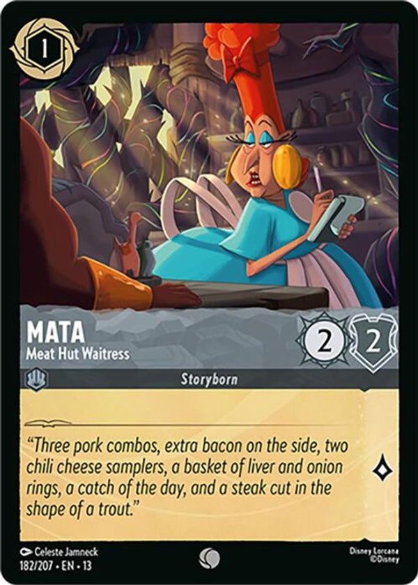 Mata (Meat Hut Waitress) - 182/207 - Common