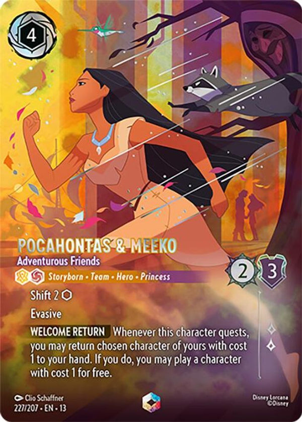 Pocahontas & Meeko (Adventurous Friends) - 227/207 - Enchanted