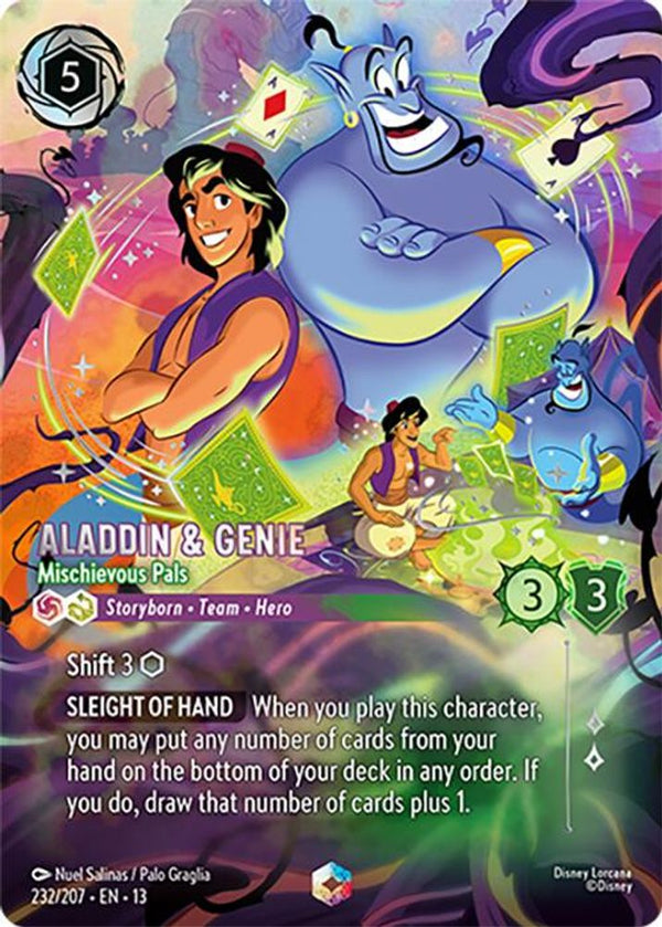 Aladdin & Genie (Mischievous Pals) - 232/207 - Enchanted