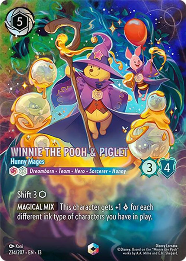 Winnie the Pooh & Piglet (Hunny Mages) - 234/207 - Enchanted