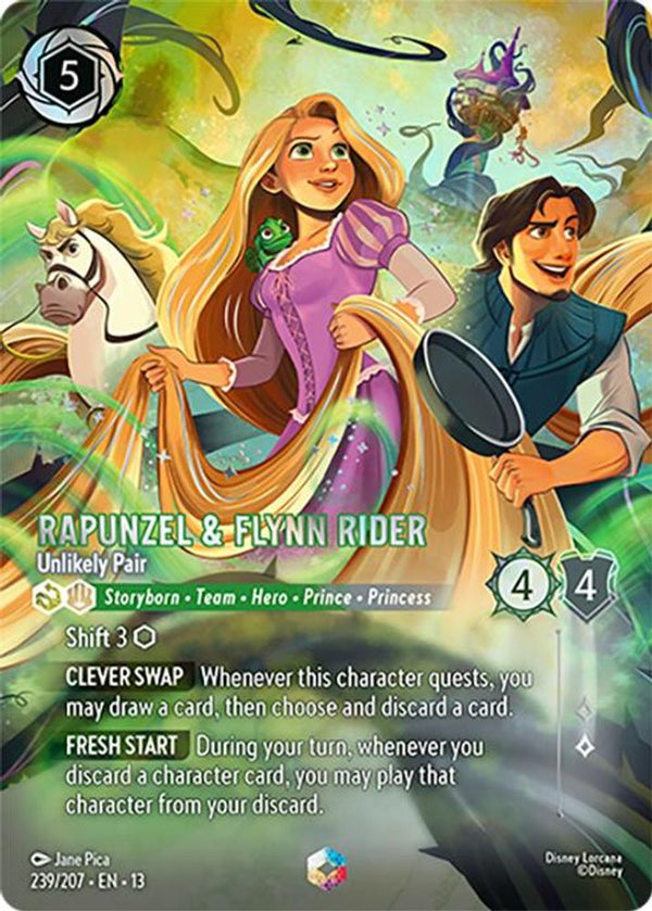 Rapunzel & Flynn Rider (Unlikely Pair) - 239/207 - Enchanted