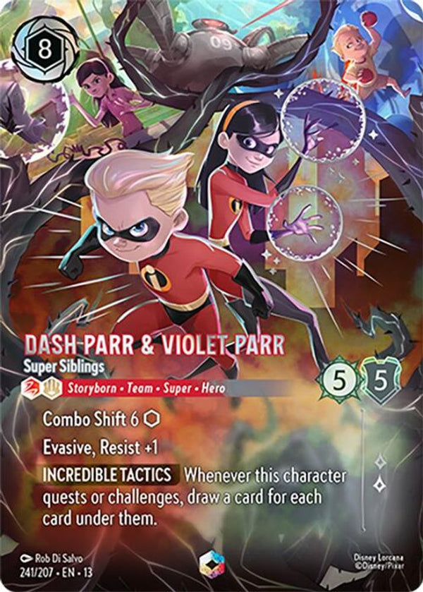 Dash Parr & Violet Parr (Super Siblings) - 241/207 - Enchanted