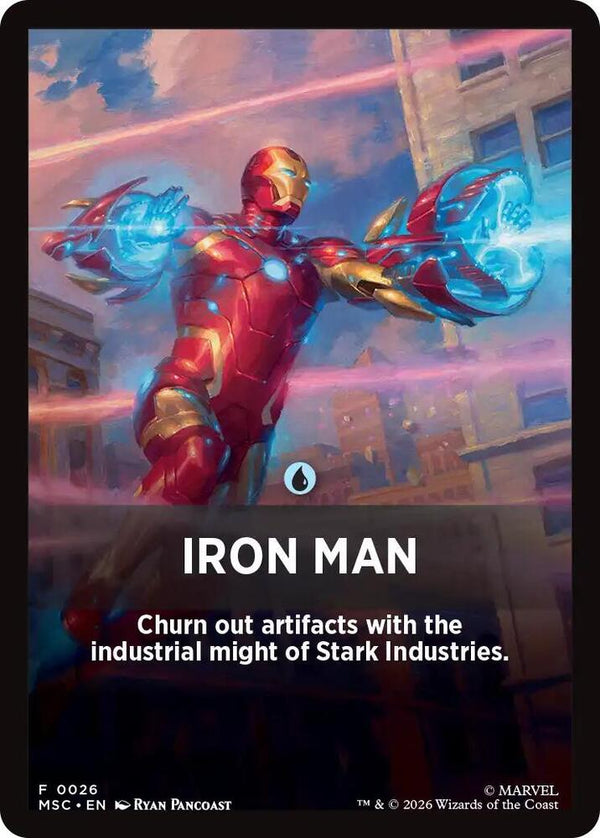 Iron Man Theme Card Token (JMSC)