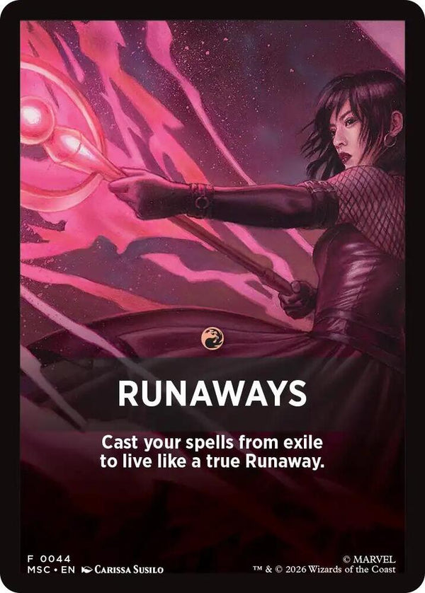 Runaways Theme Card Token (JMSC)