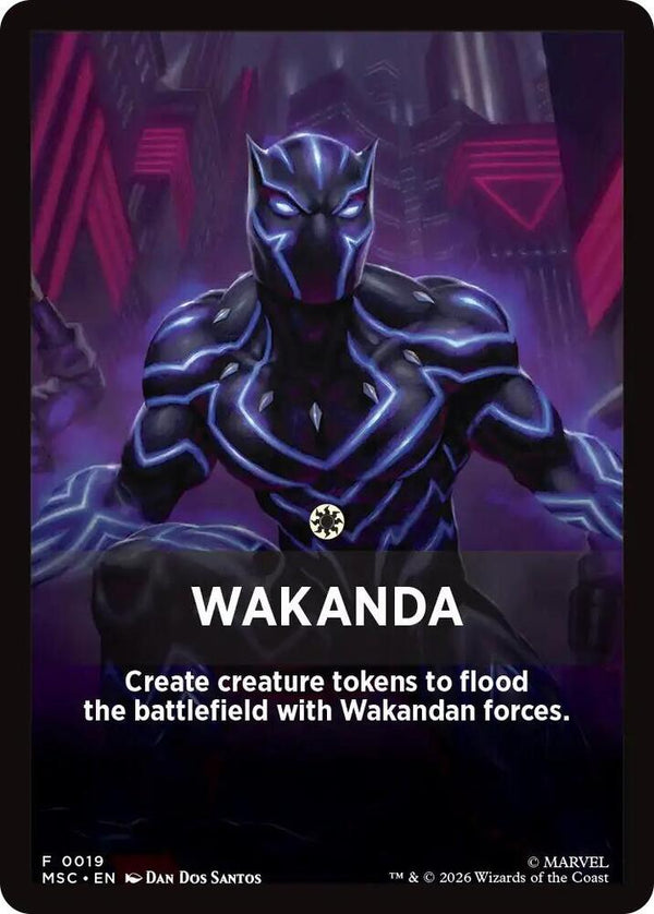 Wakanda Theme Card Token (JMSC)