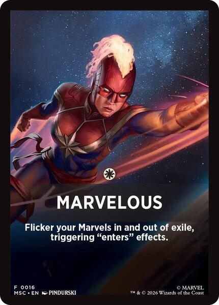Marvelous Theme Card Token (JMSC)