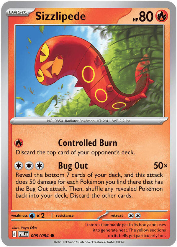 Sizzlipede - 009/084 - Common