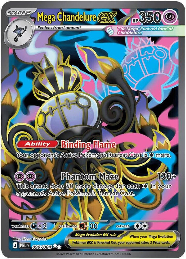 Mega Chandelure ex - 099/084 - Ultra Rare