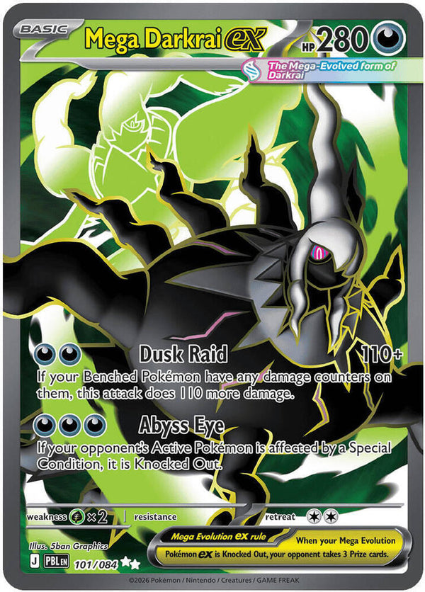 Mega Darkrai ex - 101/084 - Ultra Rare