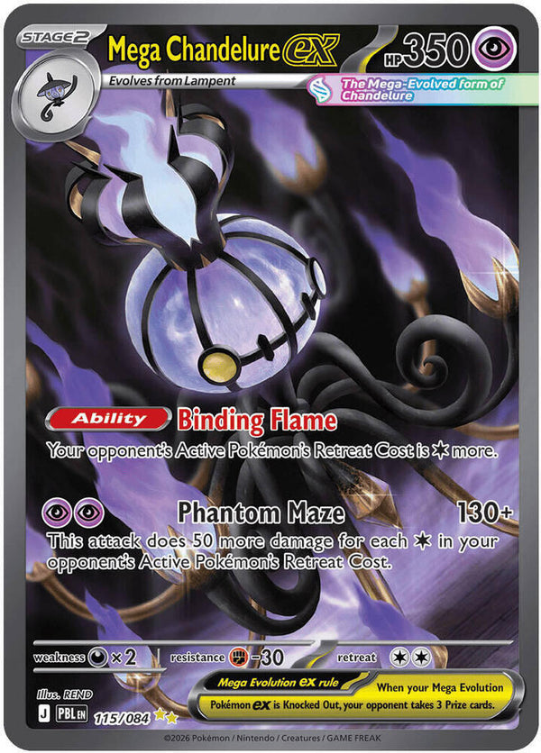 Mega Chandelure ex - 115/084 - Special Illustration Rare