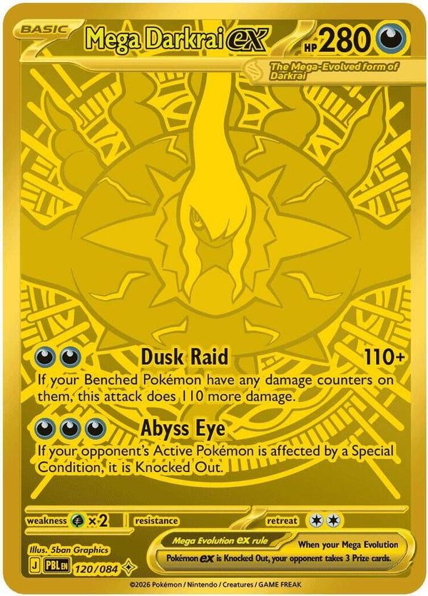 Mega Darkrai ex - 120/084 - Mega Hyper Rare