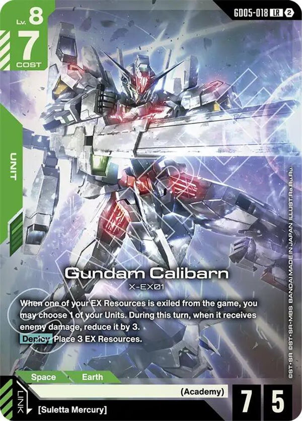 Gundam Calibarn - GD05-018 - Legend Rare