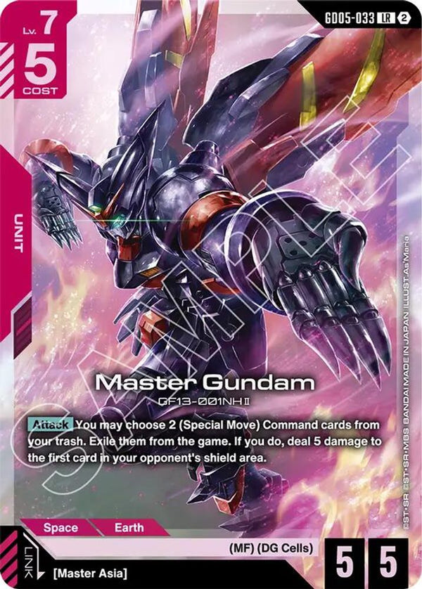 Master Gundam - GD05-033 - Legend Rare