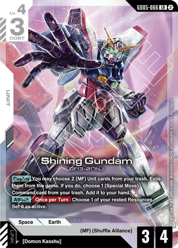 Shining Gundam (GD05-066) - GD05-066 - Legend Rare