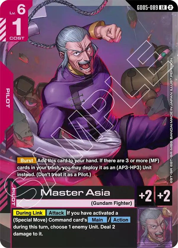 Master Asia - GD05-089 - Legend Rare