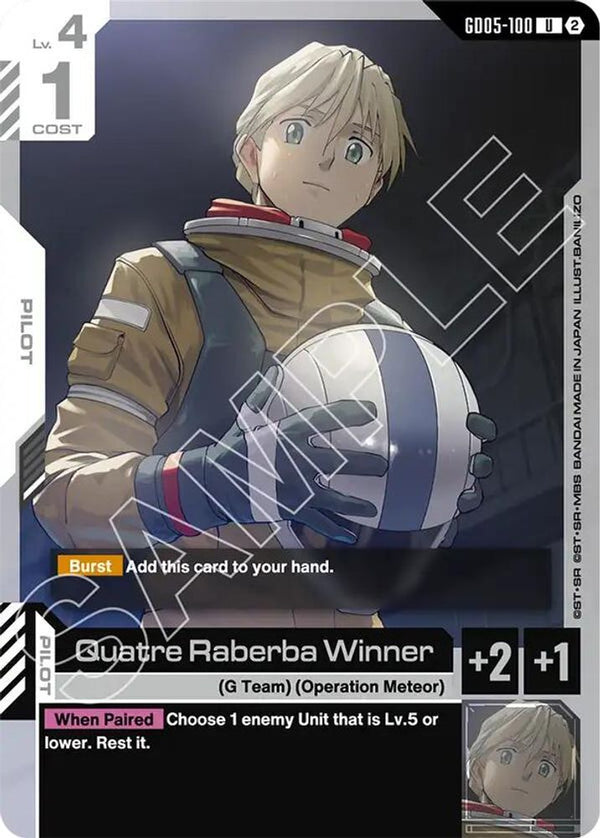 Quatre Raberba Winner - GD05-100 - Uncommon