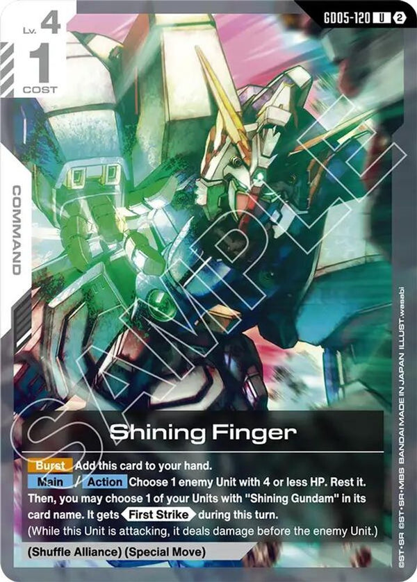 Shining Finger (GD05-120) - GD05-120 - Uncommon